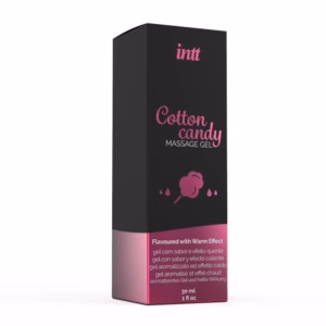 MASSAGE GEL COTTON CANDY GLASS BOTTLE 30ML + BOX