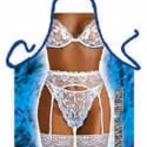 Fehér Csipke - Kötény