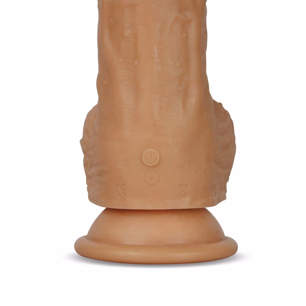 Dual layered Silicone Rotating Nature Cock Liam Flesh realisztikus vibrátor - Image 10