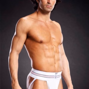 Microfiber Jock Strap White L/XL