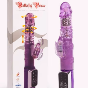 Butterfly Prince Rabbit Vibrator Purple