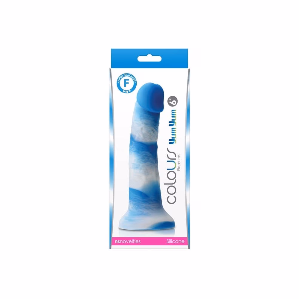 Colours - Pleasures - Yum Yum 6" Dildo - Blue