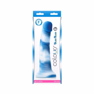 Colours - Pleasures - Yum Yum  8" Dildo - Blue