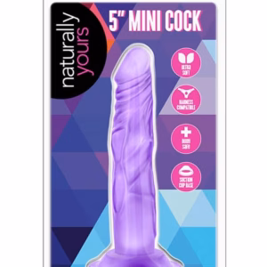 Naturally Yours 5 inch Mini Cock Purple