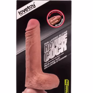 7" Dual-layered Silicone Nature Cock Flesh