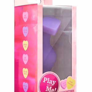Naughtier Candy Heart Fuck Me Purple