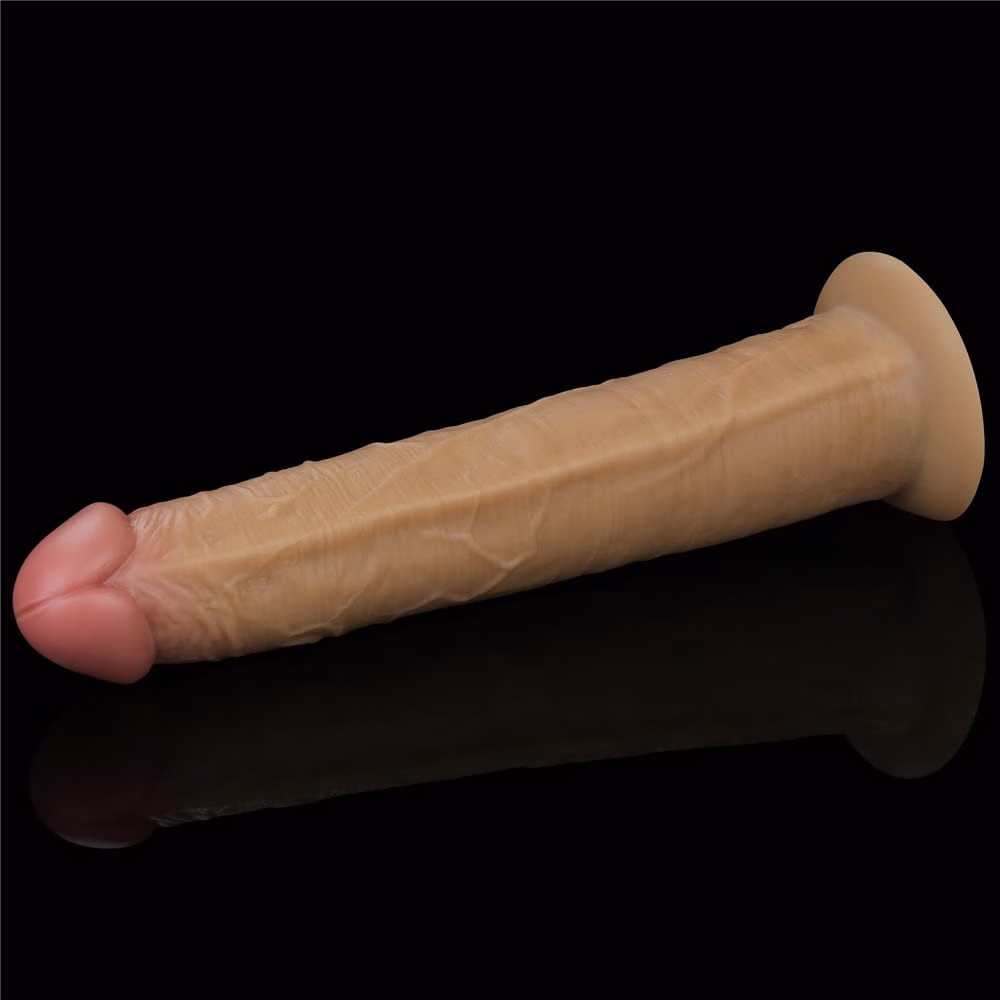 10'' Dual Layered Platinum Silicone Rotator - Image 9