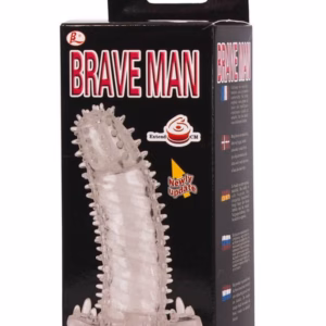 Brave Man Penis Sleeve Clear 1