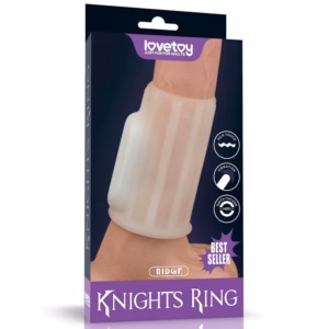 Vibrating Spiral Knights Ring (White) III