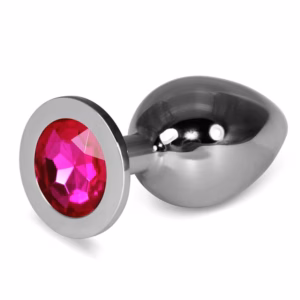 Rosebud Classic Metal Plug L Fuchsia