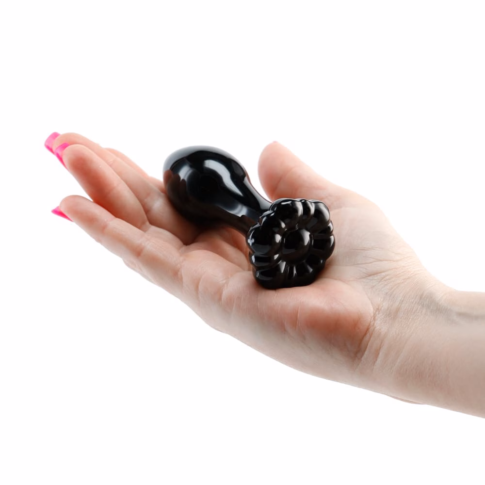 Crystal - Flower - Black fenékdugó - Image 4