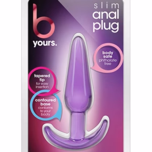 B YOURS SLIM ANAL PLUG PURPLE