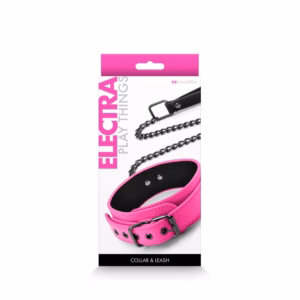 Electra - Collar & Leash - Pink
