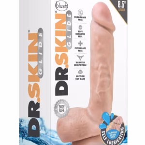 DR. SKIN 8.5INCH SELF LUBRICATING DILDO