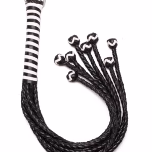 8 Tail Polish Leather Flogger 22 inch