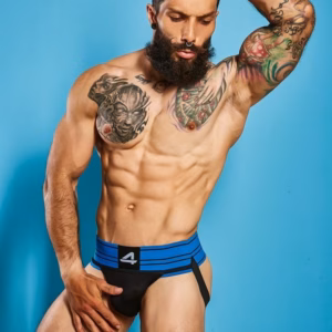C4M - Rugby Jockstrap-ElectricBlue-L