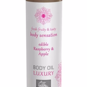 Luxury body oil edible - Raspberry & Apple 75ml
