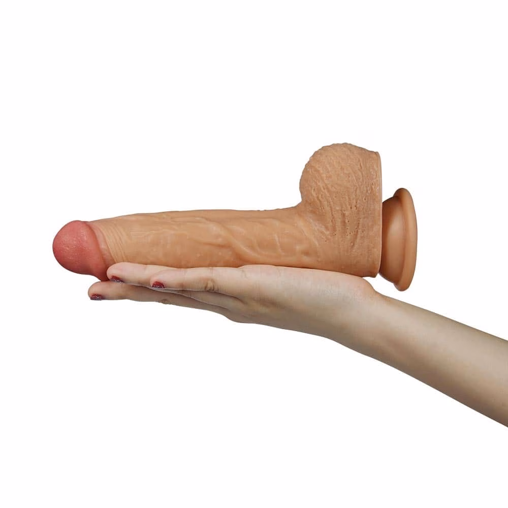 Dual layered Silicone Rotating Nature Cock Liam Flesh realisztikus vibrátor - Image 5