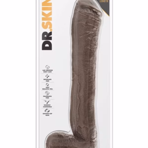 Dr.Skin Mr.Ed 13 inch Dildo Chocolate
