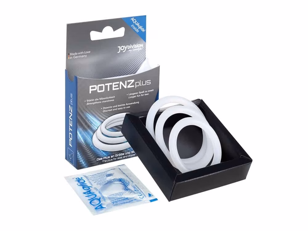 POTENZplus Transparent 3er Mix (S, M, L) péniszgyűrű - Image 3