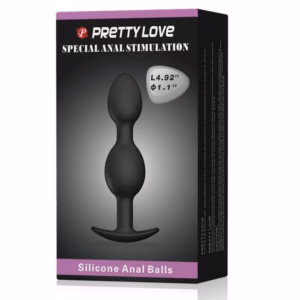 Pretty Love Heavy Balls Silicone Butt Plug 3