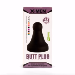 X-MEN 4.8" Butt Plug Black
