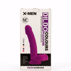 X-MEN 8.5" Dildo Colours Pleasure Black 4