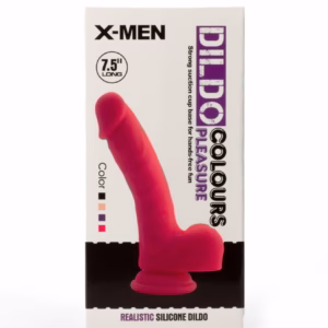 X-MEN 7.5" Dildo Colours Pleasure Black 2