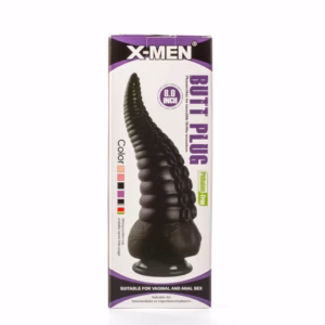 X-Men 8" Butt Plug Black