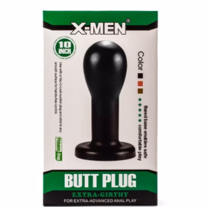 X-Men 8.86 Extra Girthy Butt Plug Black