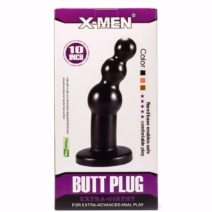 X-MEN 10.63" Extra Girthy Butt Plug Black