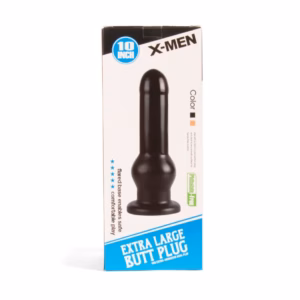 X-MEN 10 inch Butt Plug Black