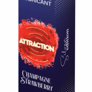 LUBRICANT ATTRACTION CHAMPAGNE STRAWBERRY 50 ML