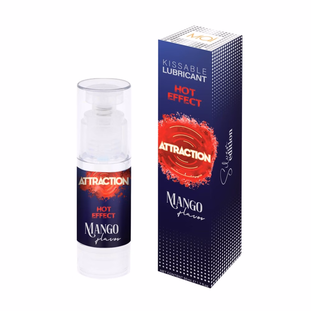 LUBRICANT ATTRACTION HEAT MANGO 50 ML vízbázisú síkosító - Image 3