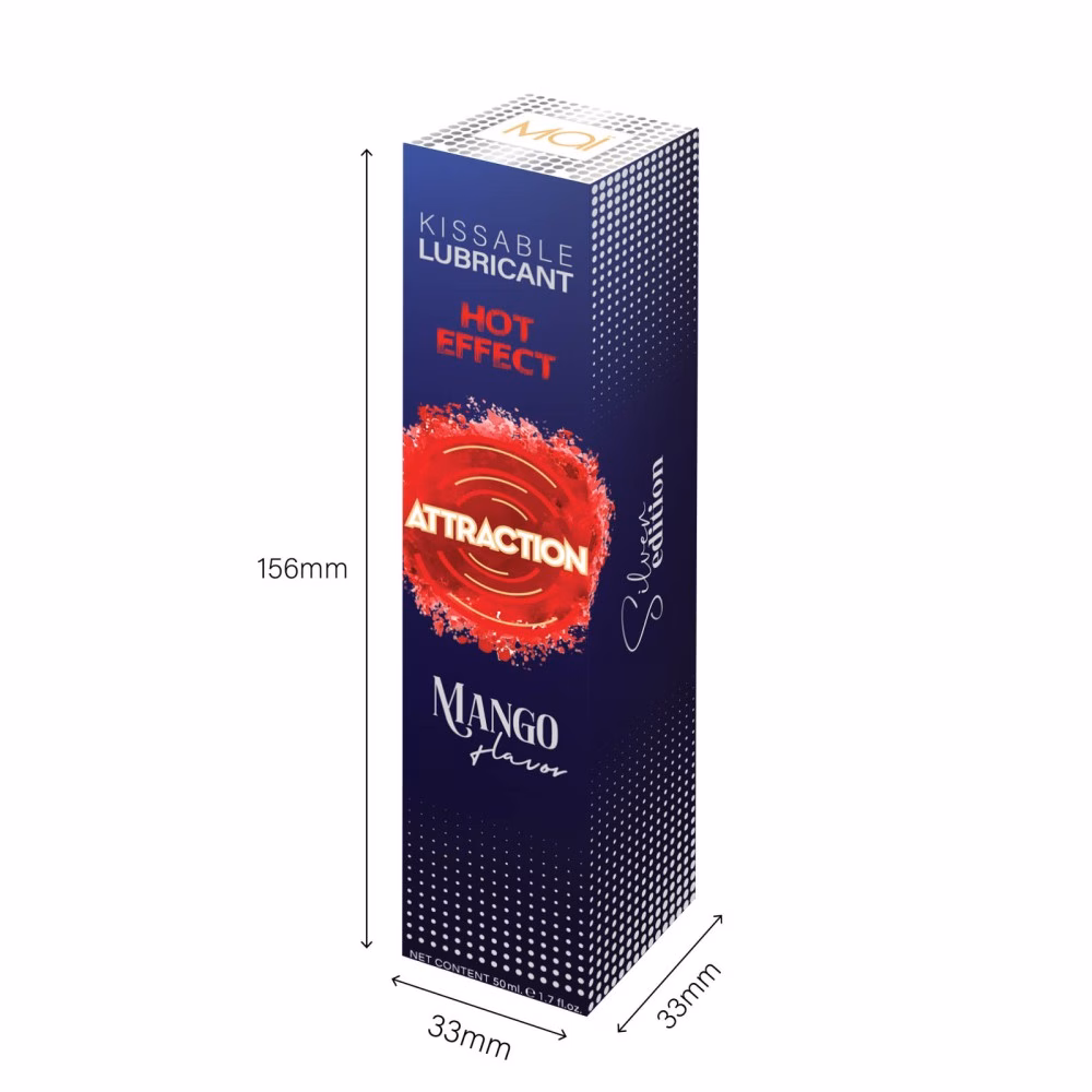 LUBRICANT ATTRACTION HEAT MANGO 50 ML vízbázisú síkosító - Image 5