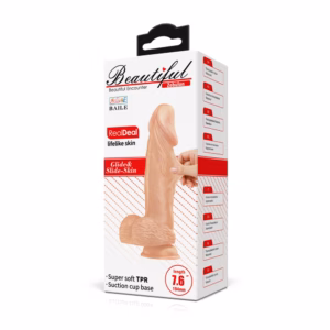 Beautiful Zebulon 7,6 " Dildo Flesh