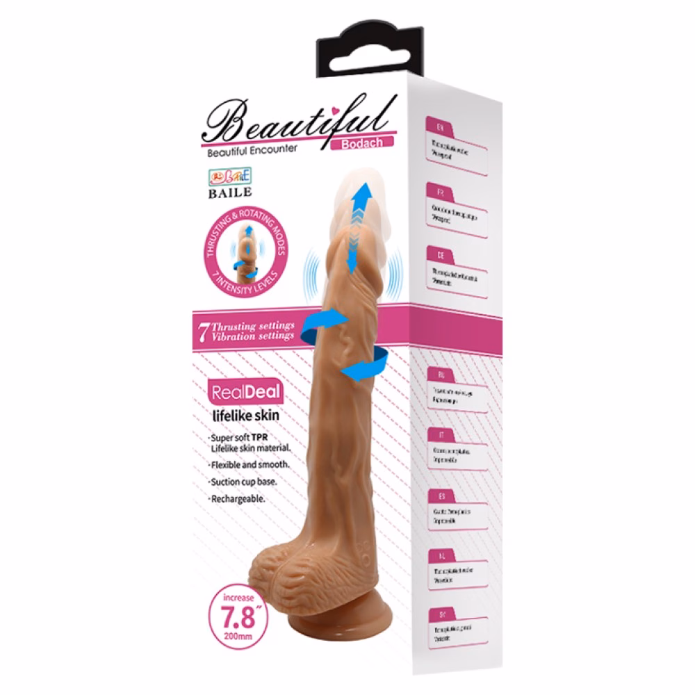 Beautiful Bodach 7,8 " Vibrating Dildo