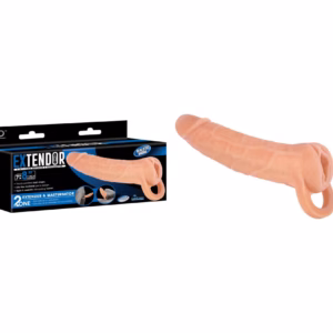 EXTENDOR 8" TPR 2 IN 1 EXTENDER & MASTURBATOR