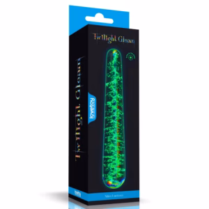 Glow-in-the-dark Twilight Gleam Glass Dildo-Slim Fantasy