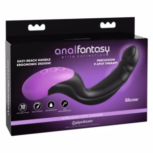 Hyper-Pulse P-Spot Massager Black/ Purple