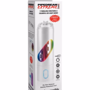 Rechargeable Roto-Bator Pussy  White/Clear/Multi