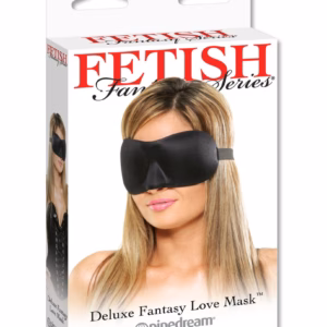 Deluxe Fantasy Love Mask  Black