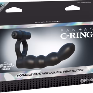 Posable Partner Double Penetrator  Black