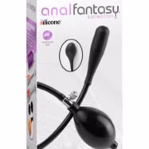Inflatable Silicone Ass Expander  Black