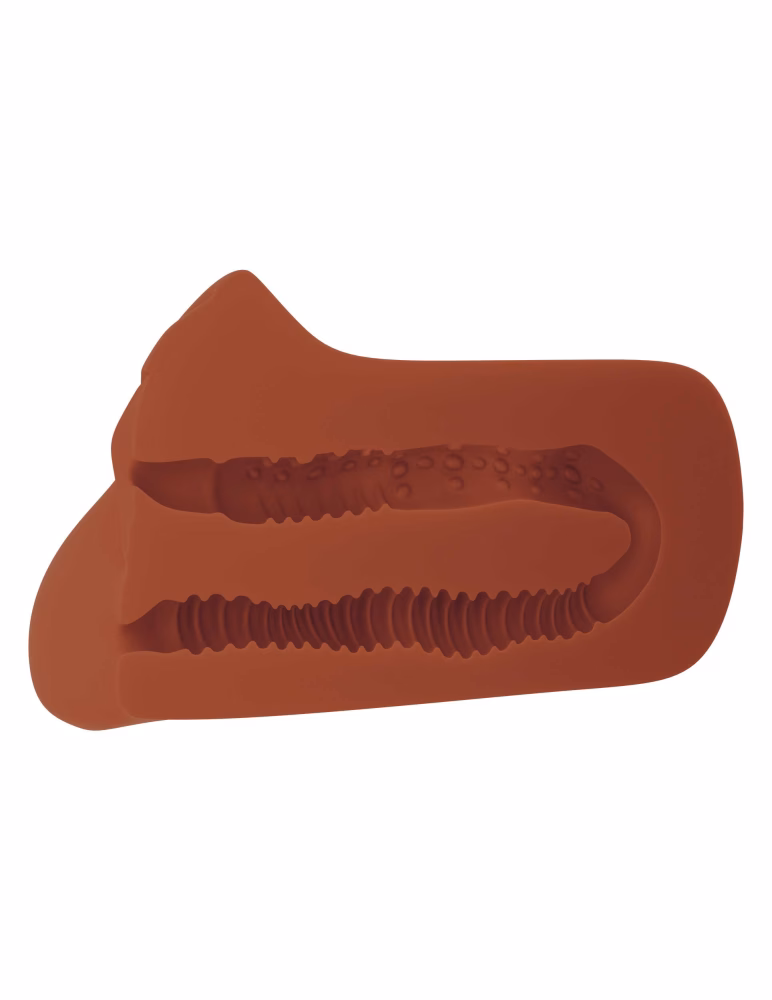 Pick Your Pleasure Stroker Brown vagina és anál maszturbátor - Image 4