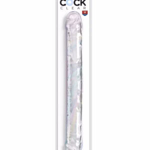 18" Double Dildo Clear