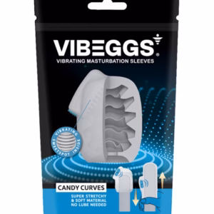 VIBEGGS - Candy Curves - Vibrating Masturbation Sleeve - White