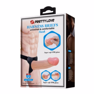 Pretty Love Stark Harness Briefs Flesh