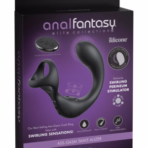 Anal Fantasy Elite Ass-gasm Taint-Alizer - Black