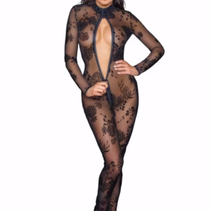 Long tulle overall with 3 way zipper - XL